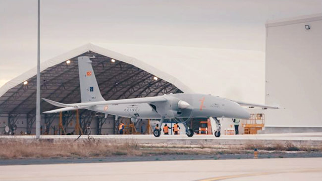 turkey unman plane inauguration inner