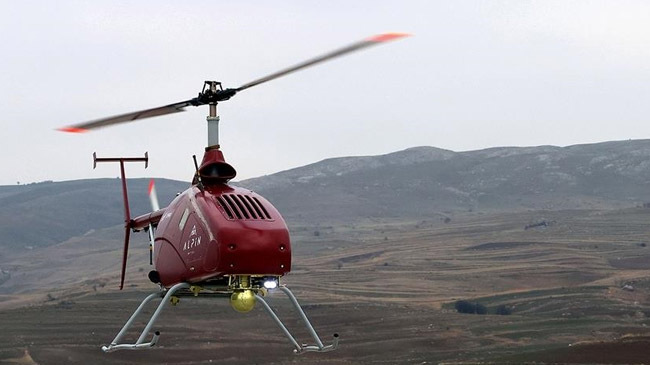turkey unmanned helicopter inner