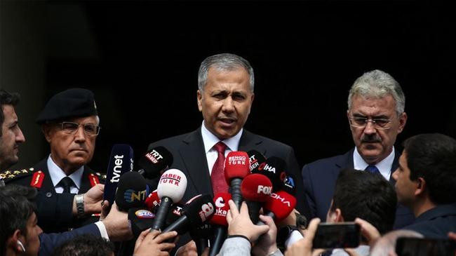 turkeys interior minister ali yerlikaya