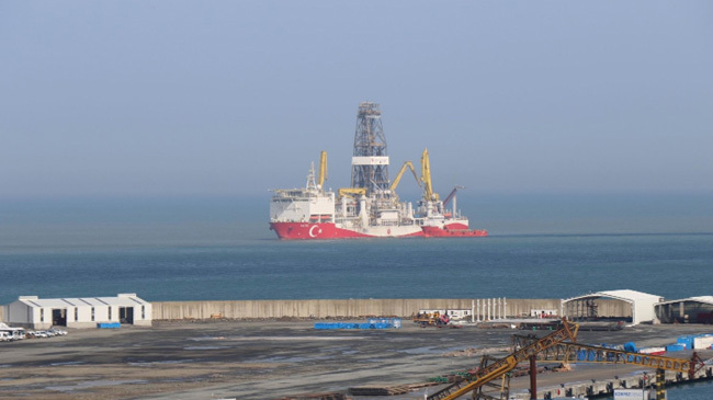 turkish drillship embarks for new spot in black sea