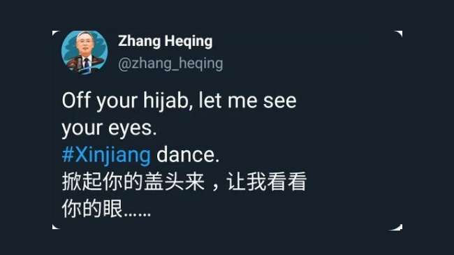 tweet from chinese embassy