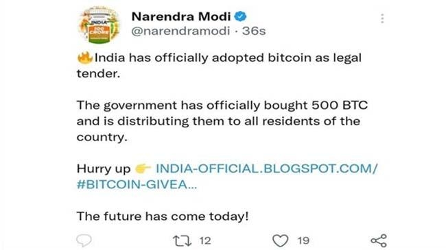 tweet of modi