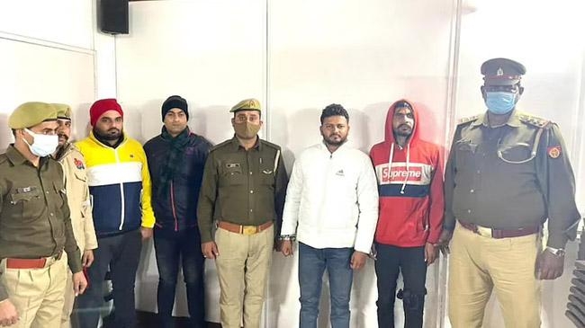 two arrested asaduddin owaisi car attak