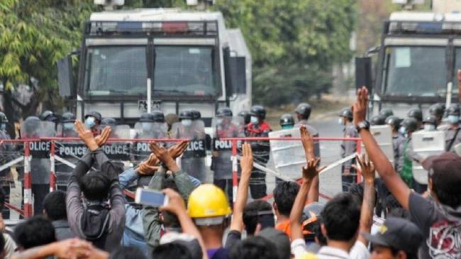 two killed in myanmar protest