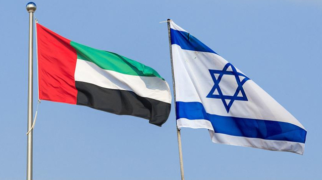 uae and israel flag01