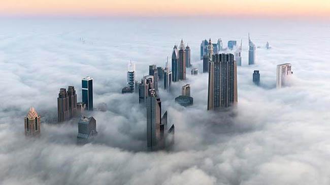 uae building mountain