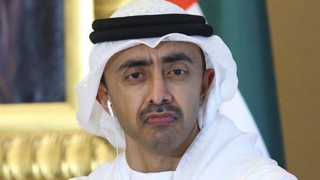 uae foreign minister abdullah bin zayed
