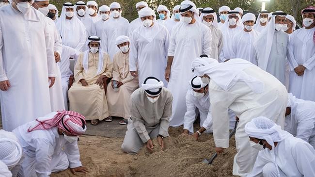 uae president buried