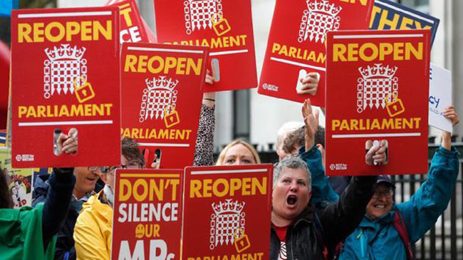 uk protester
