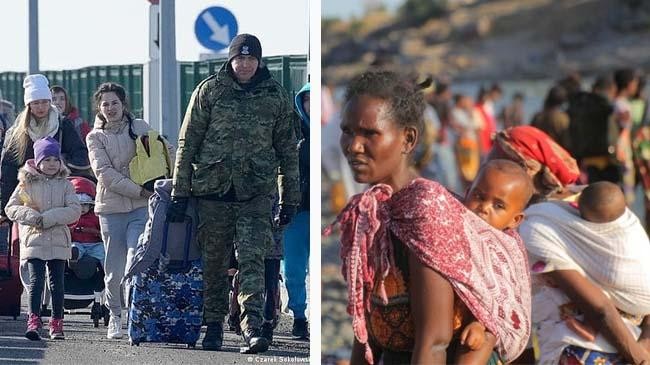 ukraine and tigray refugees
