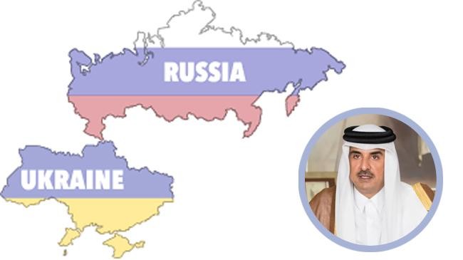 ukraine russia conflict and qatar emir