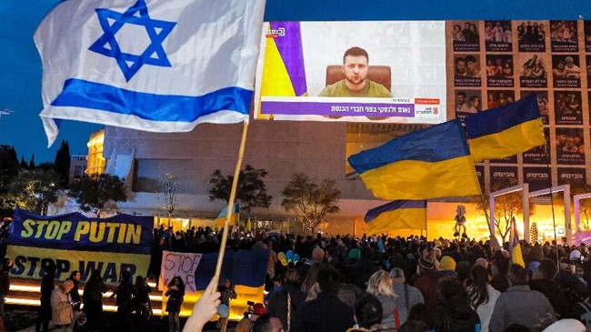 ukraine support rally in israel