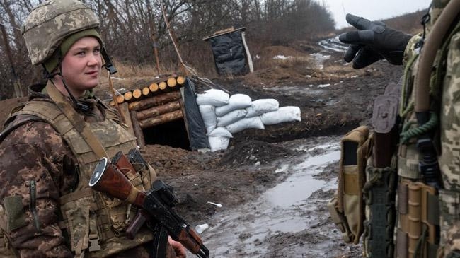 ukraine trenches soviet relics bunker