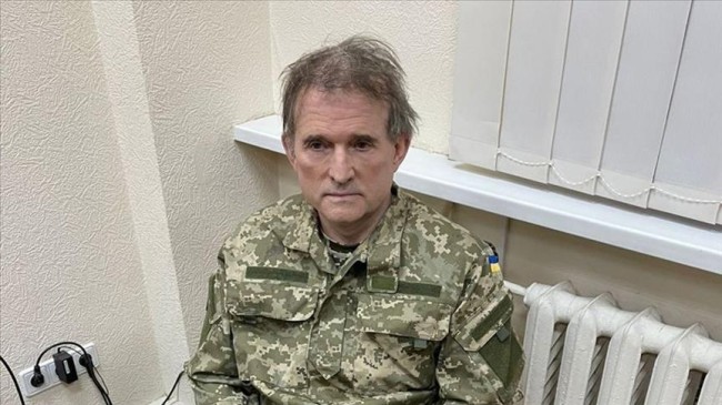ukrainian pro russia opposition party leader viktor medvedchuk