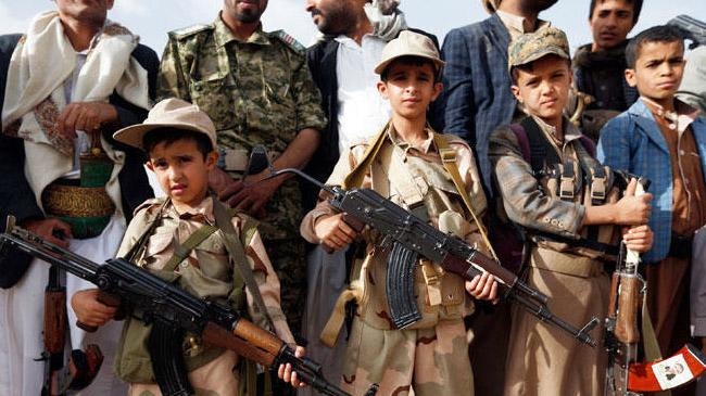 un repoirt children recruited houthis