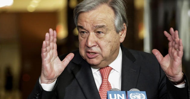 un secretary general antonio guterres