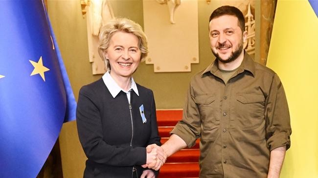 ursula von der leyen and zelenskyy