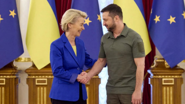 ursula von der leyen volodymyr zelensky