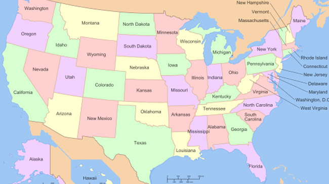 us 50 state map