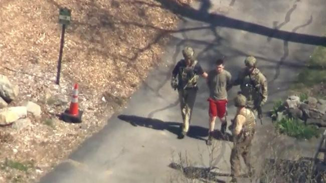 us air force employee in custody