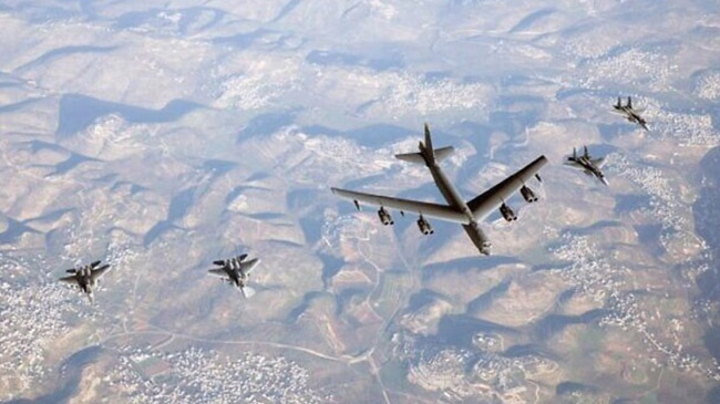 us b 52 escorted israel inner