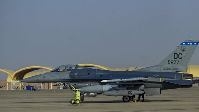 us deployed more f 16 saudi air base