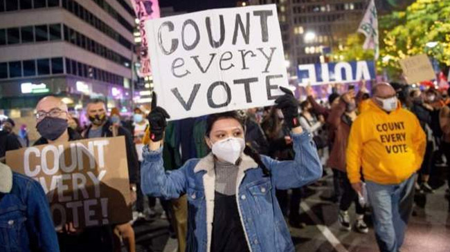 us election protest home