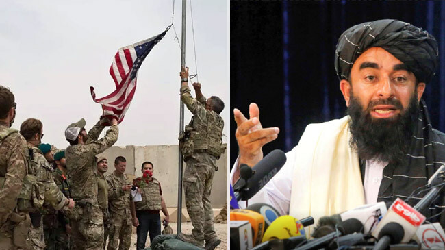 us flag taleban