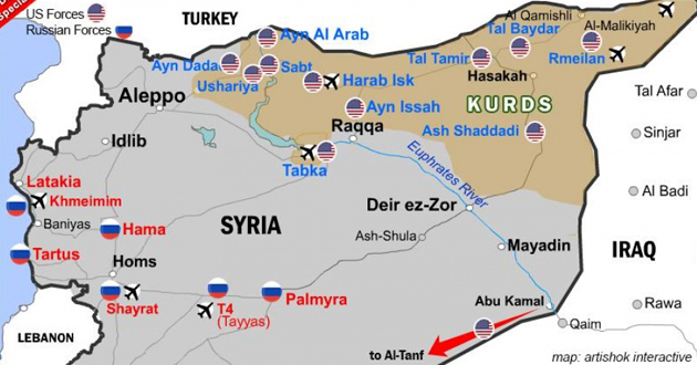us military bases in syria