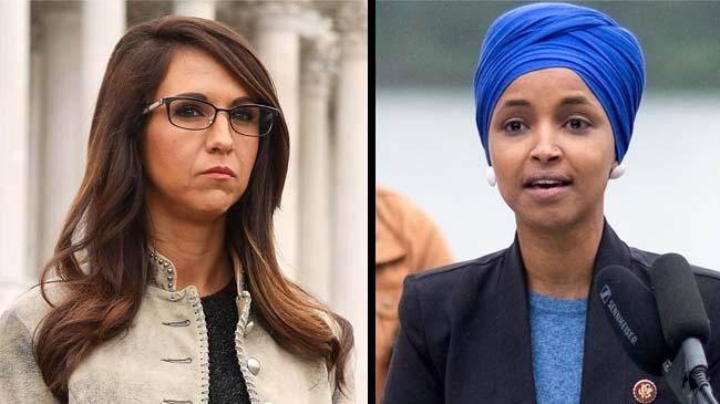 us rep lauren boebert and ilhan omar