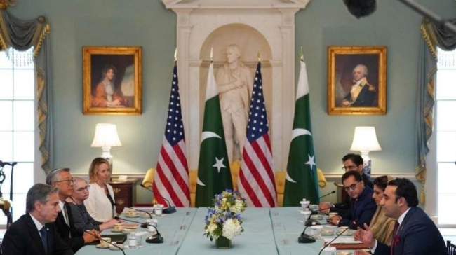 us secretary of state antony blinken meets with foreign minister bilawal bhutto zardari at the state department