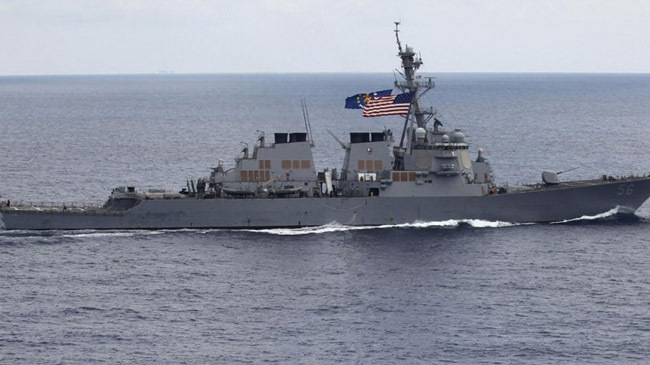 us war ship in south china sea