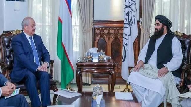 uzbekistans foreign minister meets afghan counterpart