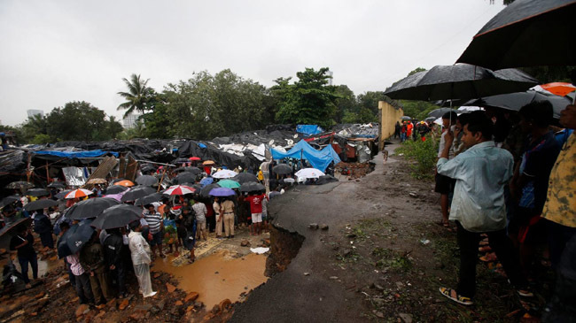 village flooded