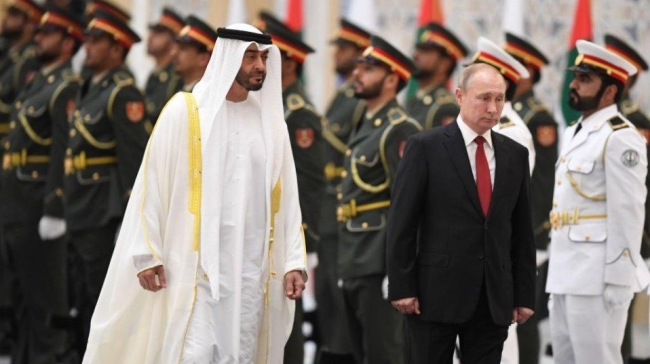 vladimir putin and mohamed bin zayed al nahyan