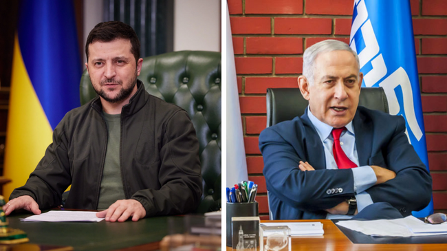 volodymyr zelensky benjamin netanyahu