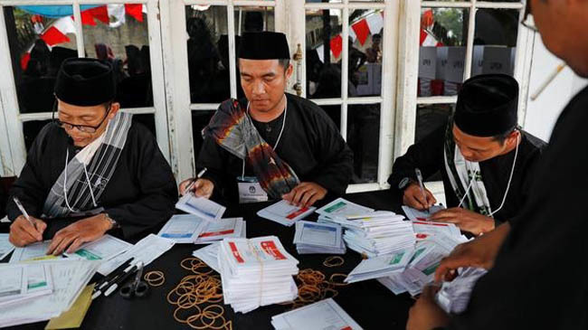 vote count indonesia