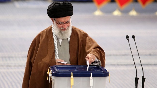 voting is underway in iran parliamentary elections