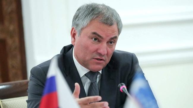 vyacheslav volodin chairman of the state duma