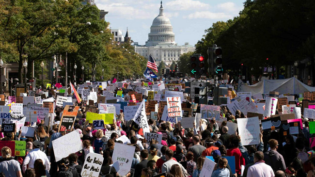 womens protests across in usa