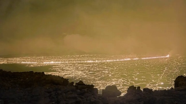 worlds largest active volcano erupts for the first time in nearly four decades