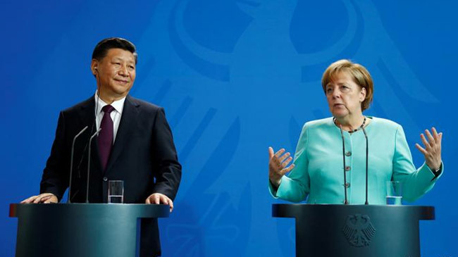 xi jinping angela merkel