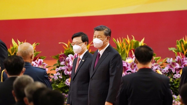 xi jinping in hong kong