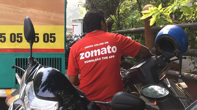 zamato food delivery