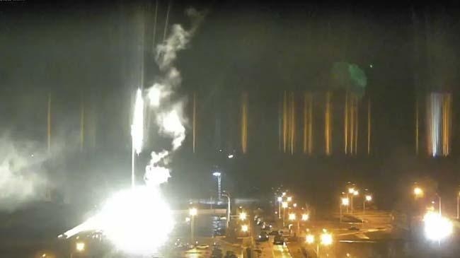 zaporizhzhia nuclear plant shelled