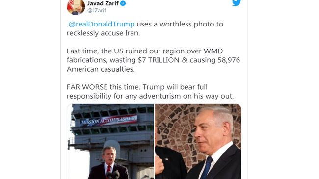 zarif tweet