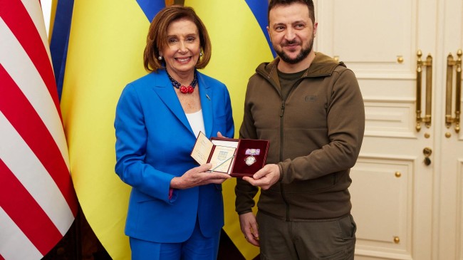 zelensky and pelosi