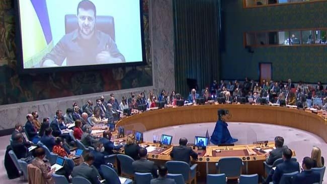 zelensky in un