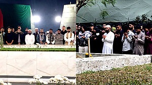 দেশে ফিরেই খালেদা জিয়া ও ওসমান হাদির কবর জিয়ারত করলেন খোমেনী ইহসান