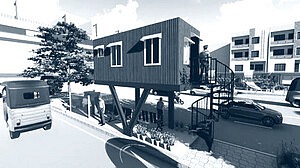 বদলে যাচ্ছে ঢাকার পুলিশ বক্স, নিচ দিয়ে হাঁটবে পথচারী